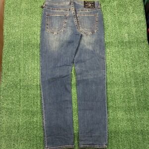 Y2K True Religion Jeans Geno Straight Leg Blue Denim